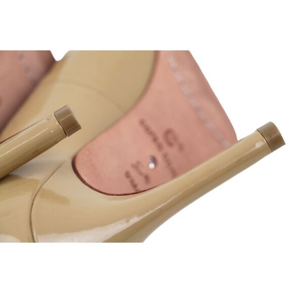 CORSO COMO BEIGE GENUINE LEATHER HIGH HEEL ROUND TOE PUMP WOMEN'S SHOES 9.5 M - Picture 10 of 10